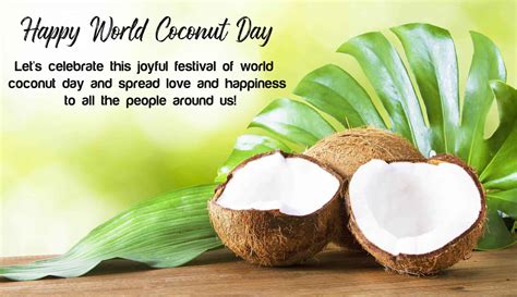 All themes capacity development climate change food. |World Coconut Day Quotes| 2020 Theme, Wishes Images, Status