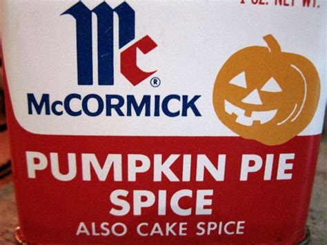 Free Shipping Vintage Mccormick Pumpkin Pie Spice Tin Rare Etsy