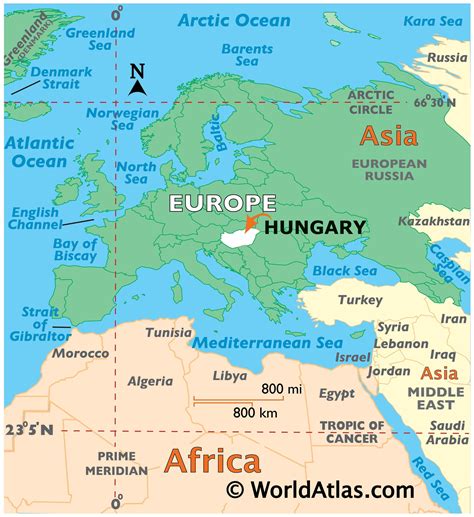 Hungary Map Geography Of Hungary Map Of Hungary