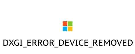 Исправляем ошибку DXGI ERROR DEVICE REMOVED в Windows Tehnichka pro Дзен