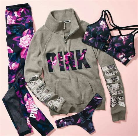 Vs Pink Outfitbrapantylegginsweatshirt Pink Outfits Victoria Secret Sport Outfits