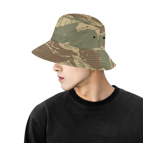 Rhodesian Brushstroke V1 Camouflage Bucket Hat For Men Rhodesian