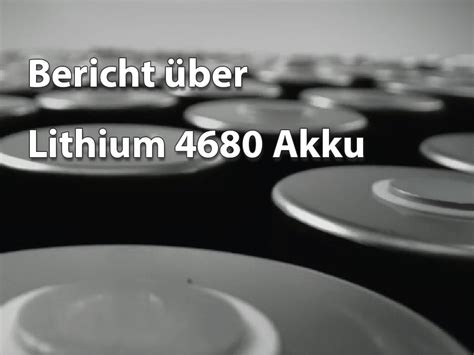 Bericht über Lithium 4680 Akku Tycorun Energy