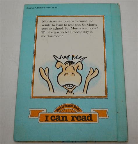 1970 Morris The Moose Goes To School Bernard Wiseman Hc An I Can Read