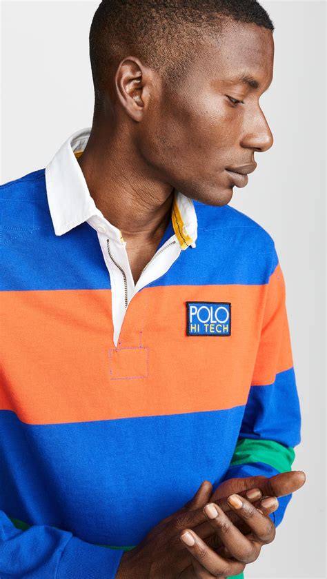 Welcome to the world of ralph lauren. Lyst - Polo Ralph Lauren Hi Tech Long Sleeve Rugby Polo ...