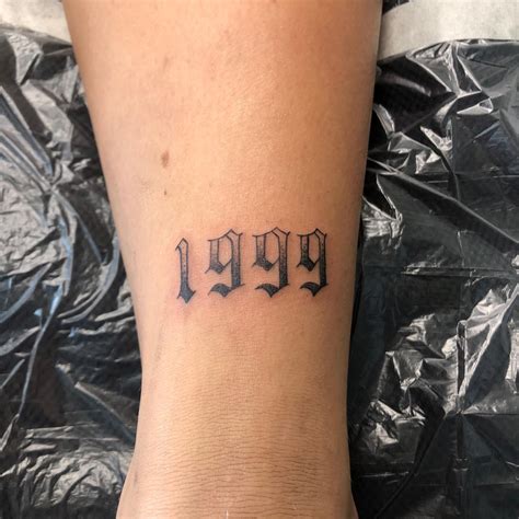 Old English Font Numbers Tattoo Joshjeanine Images And Photos Finder