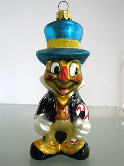 Vintage Jiminy Cricket Radko Hand Blown Glass Ornament