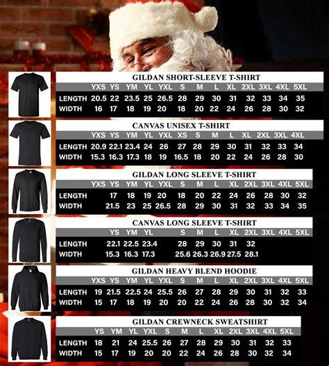 Size Chart The Wholesale T Shirts By Vinco