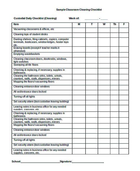 Free Daily Checklist Template And Its Purposes Daily Checklist