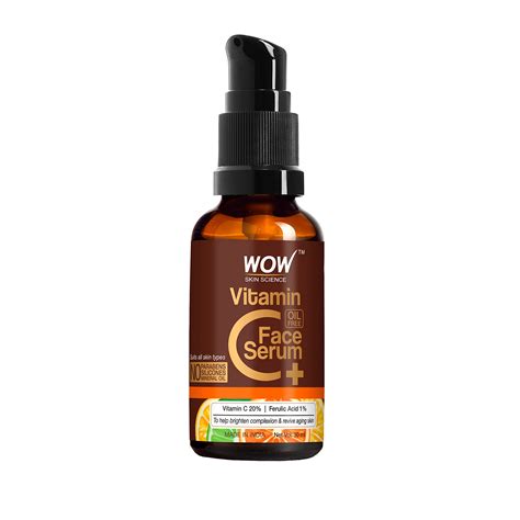 Wow Skin Science Vitamin C Serum For Face With Hyaluronic Acid
