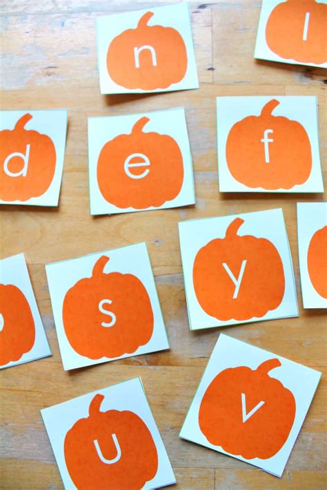 Halloween Sensory Writing Activity With Printable Pumpkin Alphabet