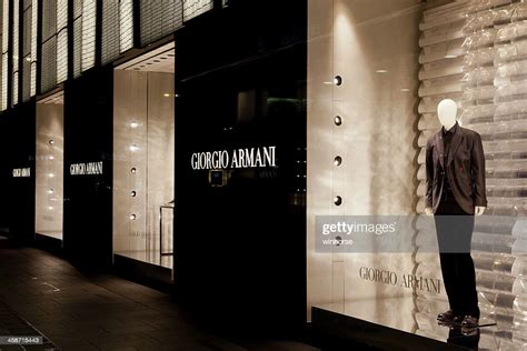 Giorgio Armani Flagship Store High Res Stock Photo Getty Images