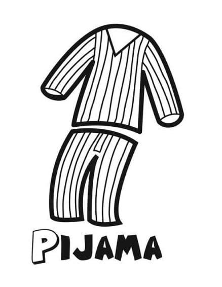 Desenhos De Um Pijama Para Colorir E Imprimir Colorironline Com