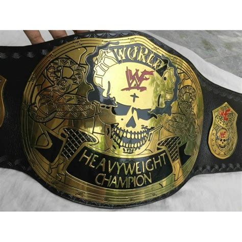 Wwf Stone Cold Smoking Skull World Heavyweight Championship Belt 2mm