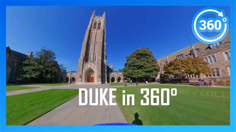 2020 Duke University In 360° Dronewalkingdriving Campus Tour