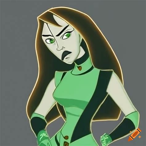 Smug Portrait Of Shego From Kim Possible On Craiyon
