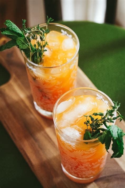 Carrot and Ginger Cocktail Recipe with Honey Simple Syrup
