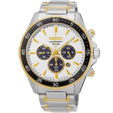 seiko ssc446 men s quartz chronograph stainless steel dress watch deluxe nigeria