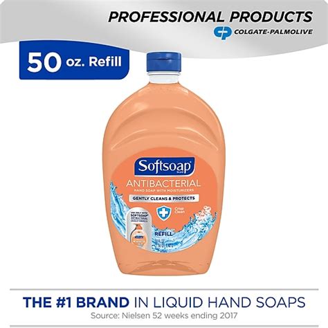 Softsoap Antibacterial Hand Soap With Moisturizers Crisp Clean Refill