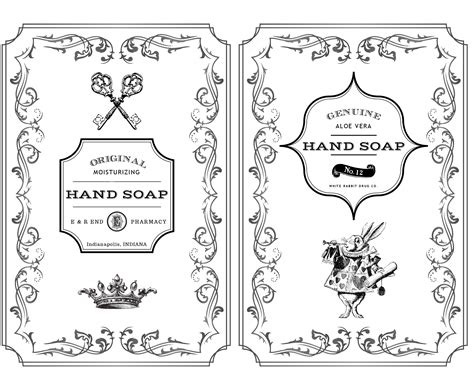 Hand Soap Label Printables Rae Botsford End