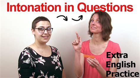 Intonation In Questions English Pronunciation Youtube