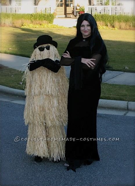 I loved walking in and everyone trying to figure out who it was underneath all the hair. Cool Homemade Cousin Itt Costume