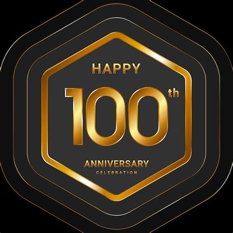 Premium Vector 100th Anniversary