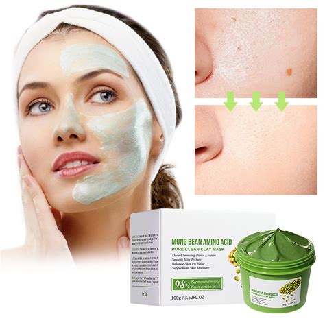 BKBP Mung Bean Mask Green Cleansing Mud for Deep Blackheads Suitable