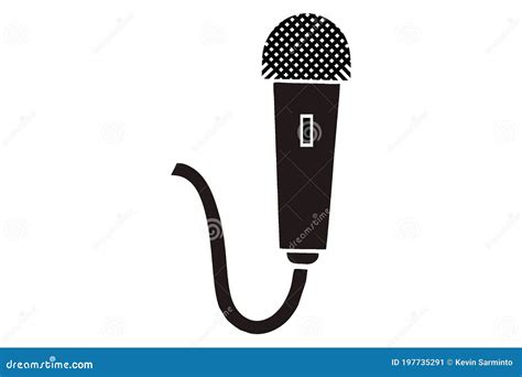 Microphone Logo Design Stock Vector Illustration Of Communication