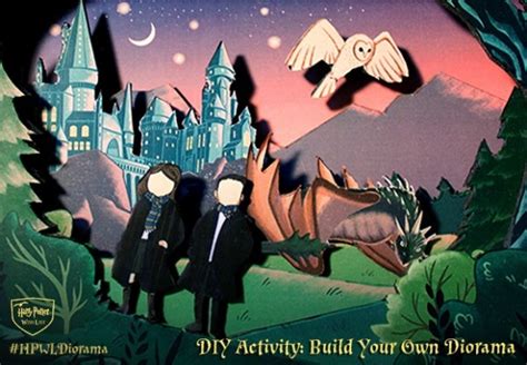Freebie And Project Harry Potter Diorama Stamping