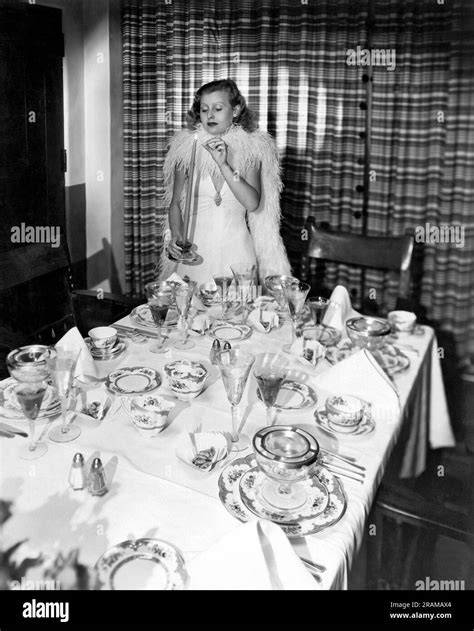 Hollywood California C 1933 British Actress Lillian Harvey Lights A
