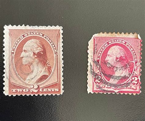 Two Rare George Washington Stamps Etsy