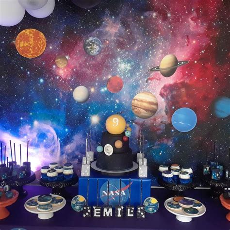 Solar System Birthday Party Ideas Photo 9 Of 21 Outer Space Party
