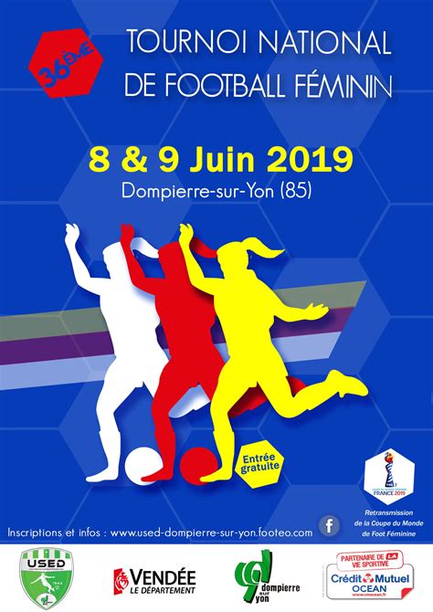 36ème Tournoi National De Football Féminin Dompierre Sur Yon