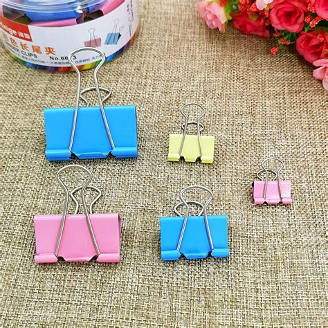 Colored Binder Clips Gd Mall