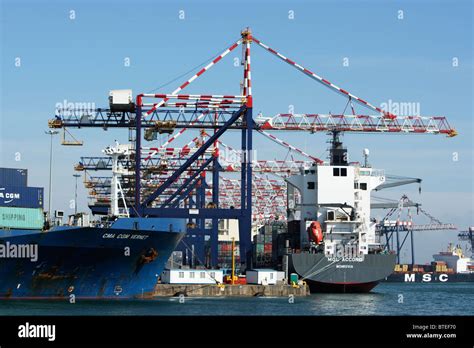 Ships And Cranes At Durban Harbour Stock Photo Alamy