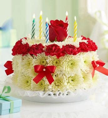 Birthday celebration happy birthday cake party cake greeting colorful love. Birthday Flower Cake® Bright