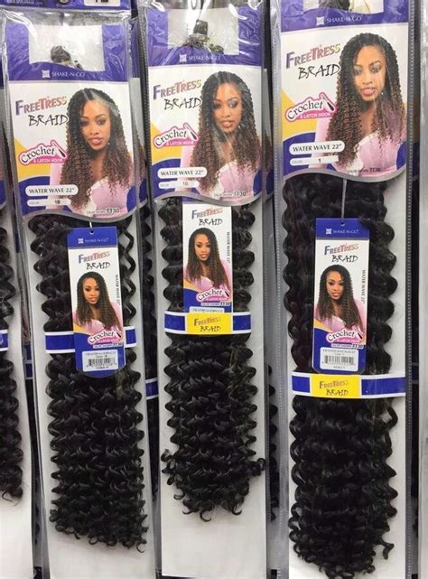 Freetress Curly Crochet Hair Packs