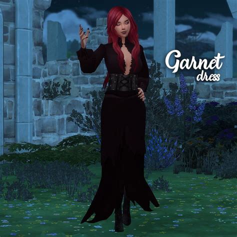 Channel Your Inner Witch With The Stunning Garnet Witch Dress