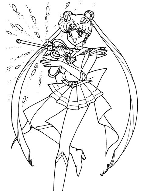 Dibujos De Sailor Moon Para Colorear Im Genes Para Imprimir