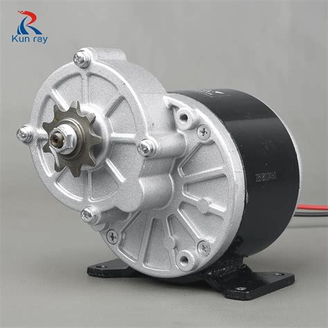 350w 24v 36v Gear Motor Electric Tricycle Brush Dc Motor Gear Brushed