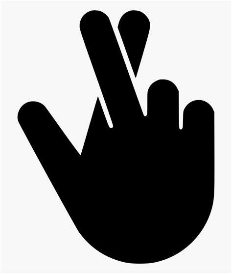 Hand Fingers Crossed Svg Png Icon Free Download Fingers Crossed Png