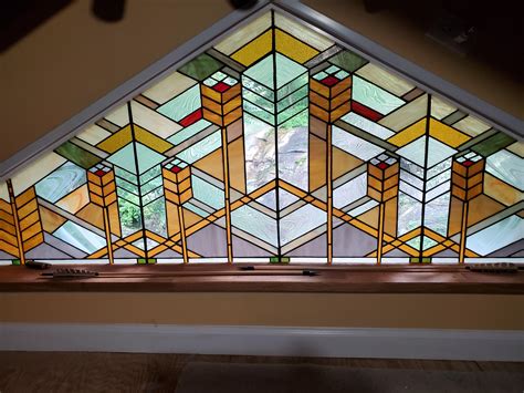 Attic Gable Window 7 X 3 Rstainedglass
