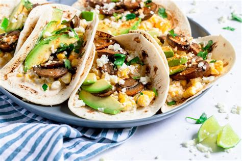 Vegetarian Mexican Street Corn Tacos Sprinkles And Sea Salt Recipe