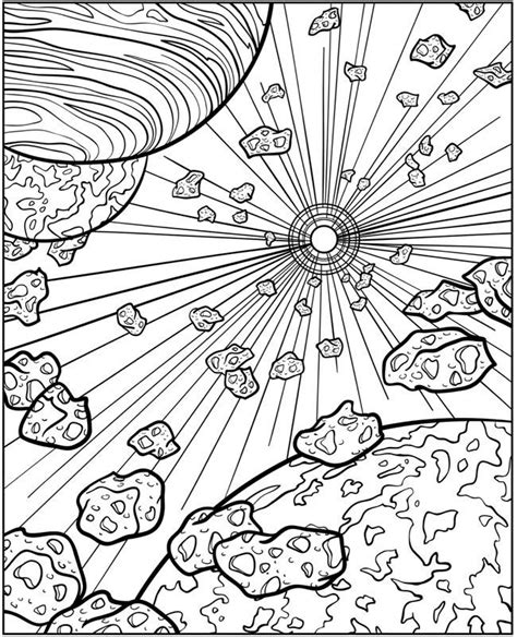 Dover Publications Sample Creative Haven Skyskapes Colouring Book