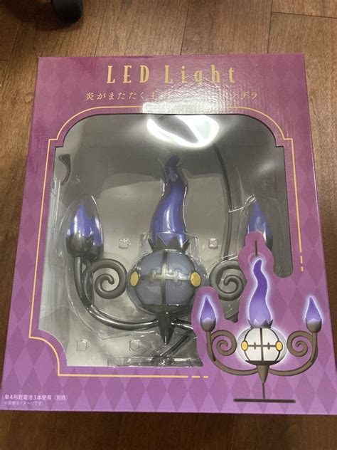 【新品未開封 即日発送】ポケモンセンター 炎がまたたく Ledライト シャンデラ キャラクターグッズ