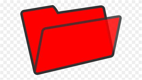 Red Folder Clip Art Clipart Folder Stunning Free Transparent Png