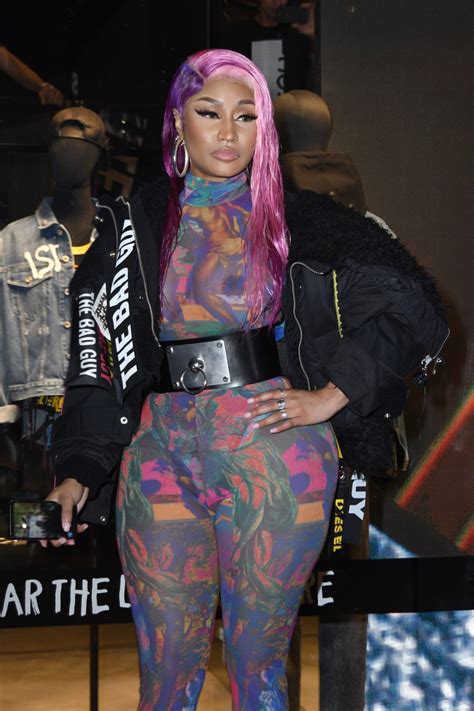 Nicki Minaj See Thru Dress