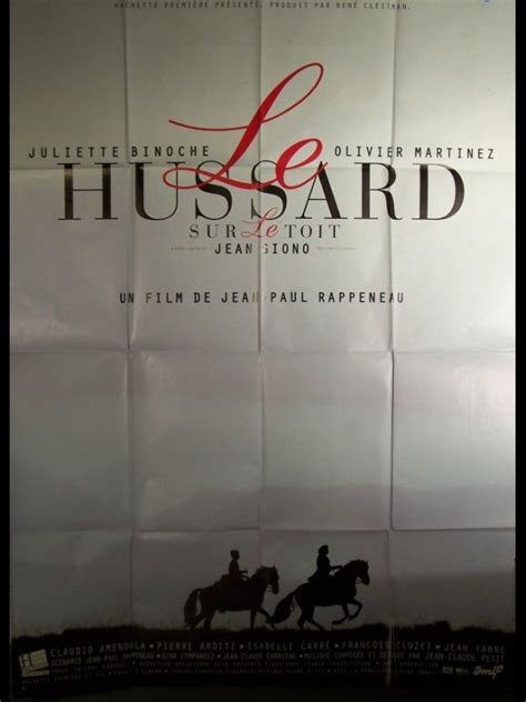 Affiche Du Film Hussard Sur Le Toit Le Cinemaffiche