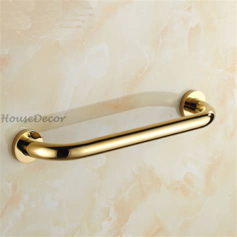gold bathroom shower disability aid safety grab rail helping handle support bar ebay